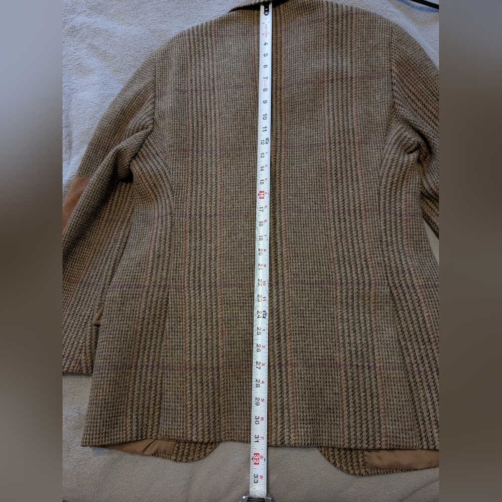 Ralph Lauren Brown Tan Sport Coat with Herringbone Pattern - Picture 15 of 15